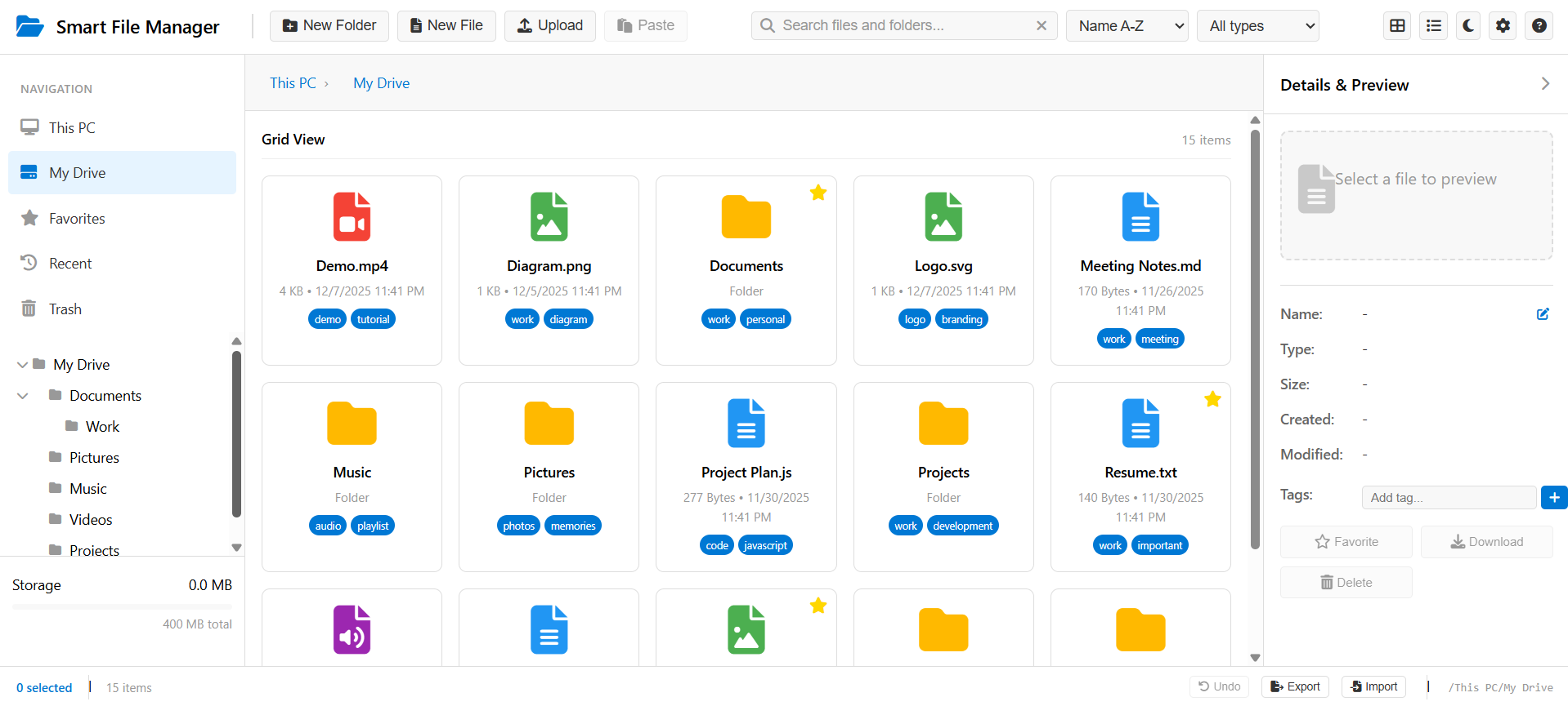 Smart File Manager Screenshot