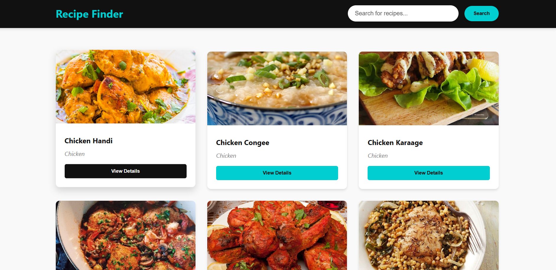 Recipe Finder App