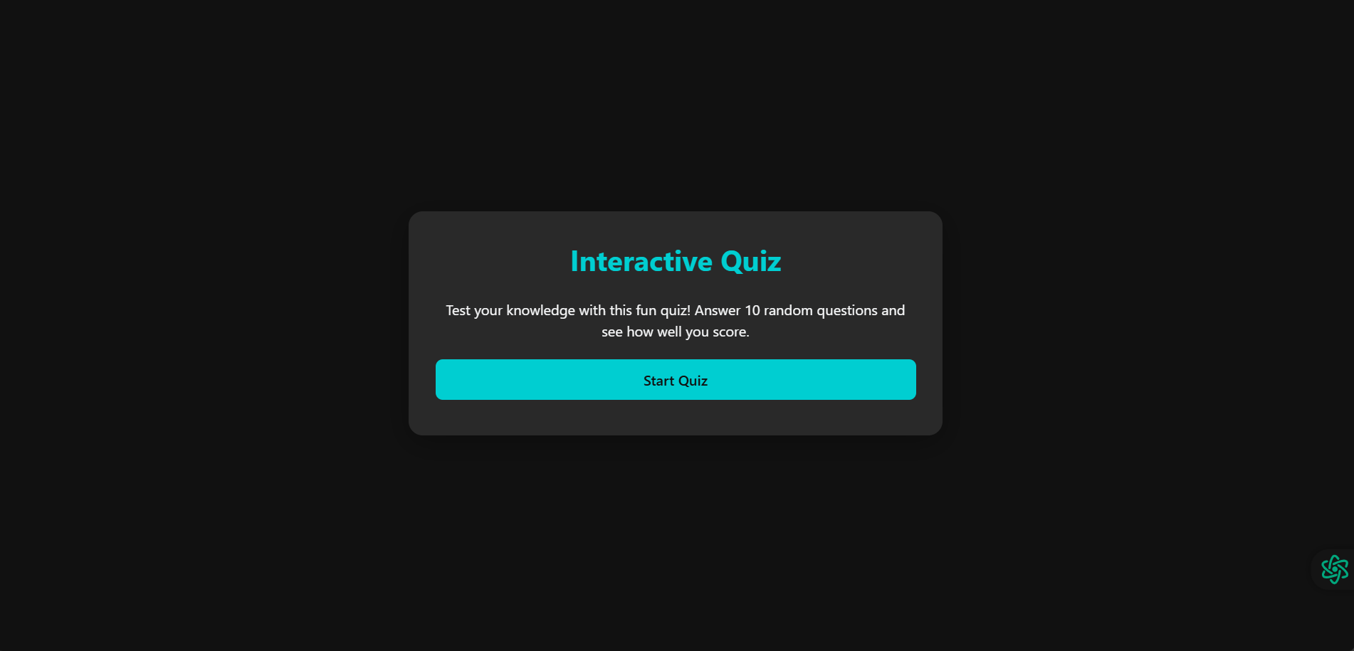 Interactive Quiz App