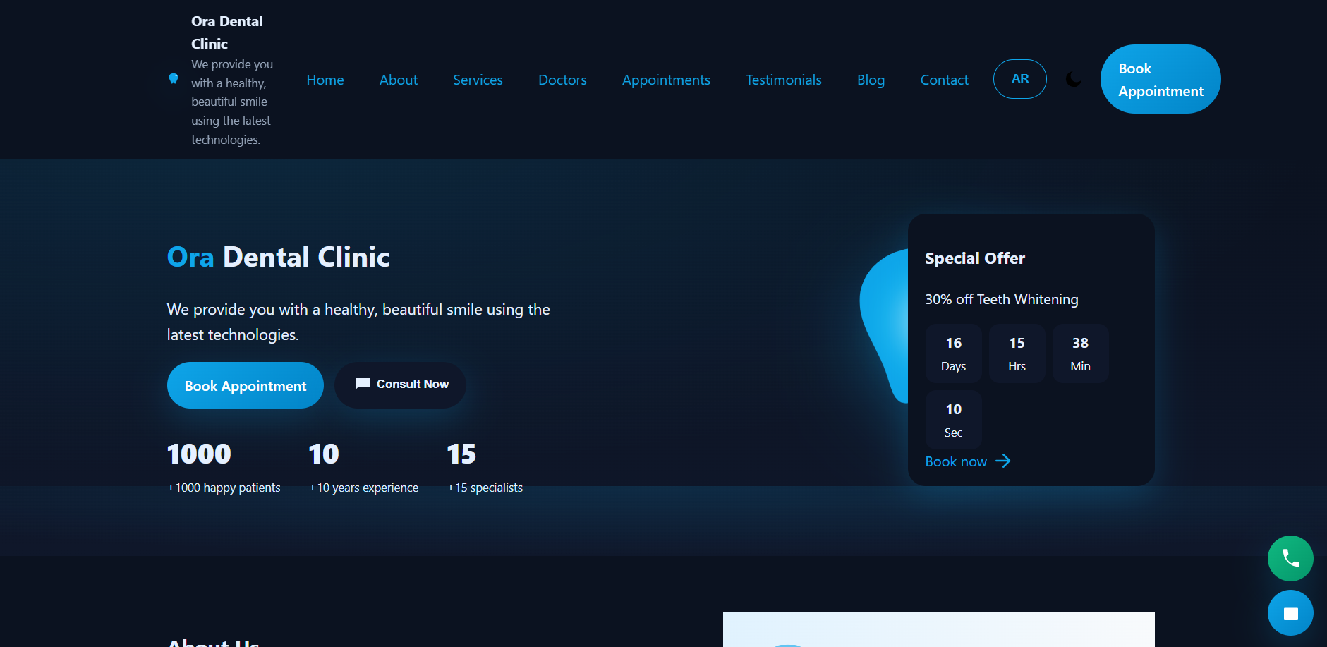 Dental Clinic Website